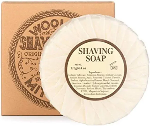 Mitchell's Wool Fat Shaving Soap Refill