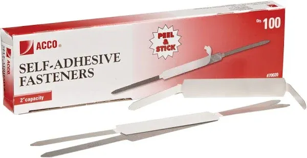 Acco Self-Adhesive Paper Fasteners