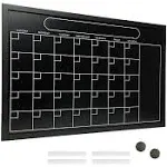 Excello Global Products Magnetic Calendar Chalkboard