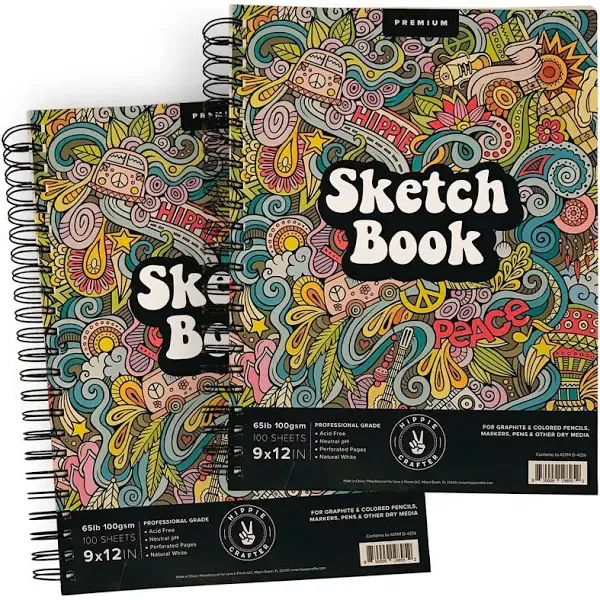 Hippie Crafter Sketch Books