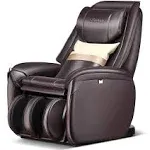 Full Body Zero Gravity Massage Chair with Pillow-Brown