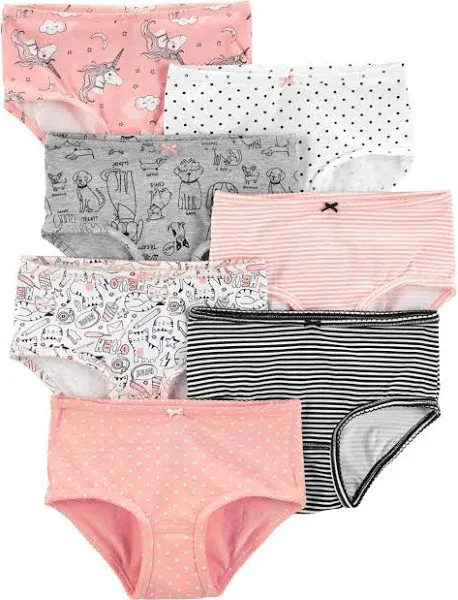 Carter's Girls' 7-Pack Underwear