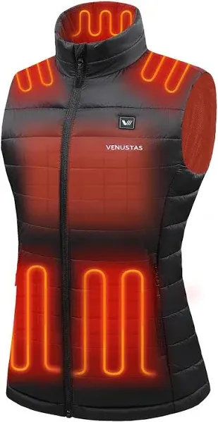 Venustas Women's Heated Vest with Battery Pack