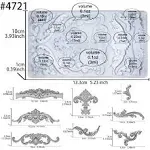 Scrollworks Mould for Polyclay Air Dry Clay Plaster