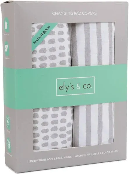 Ely's & Co. Waterproof Changing Pad Cover Set