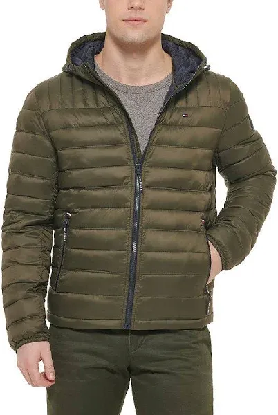 Tommy Hilfiger Men's Hooded Puffer Jacket