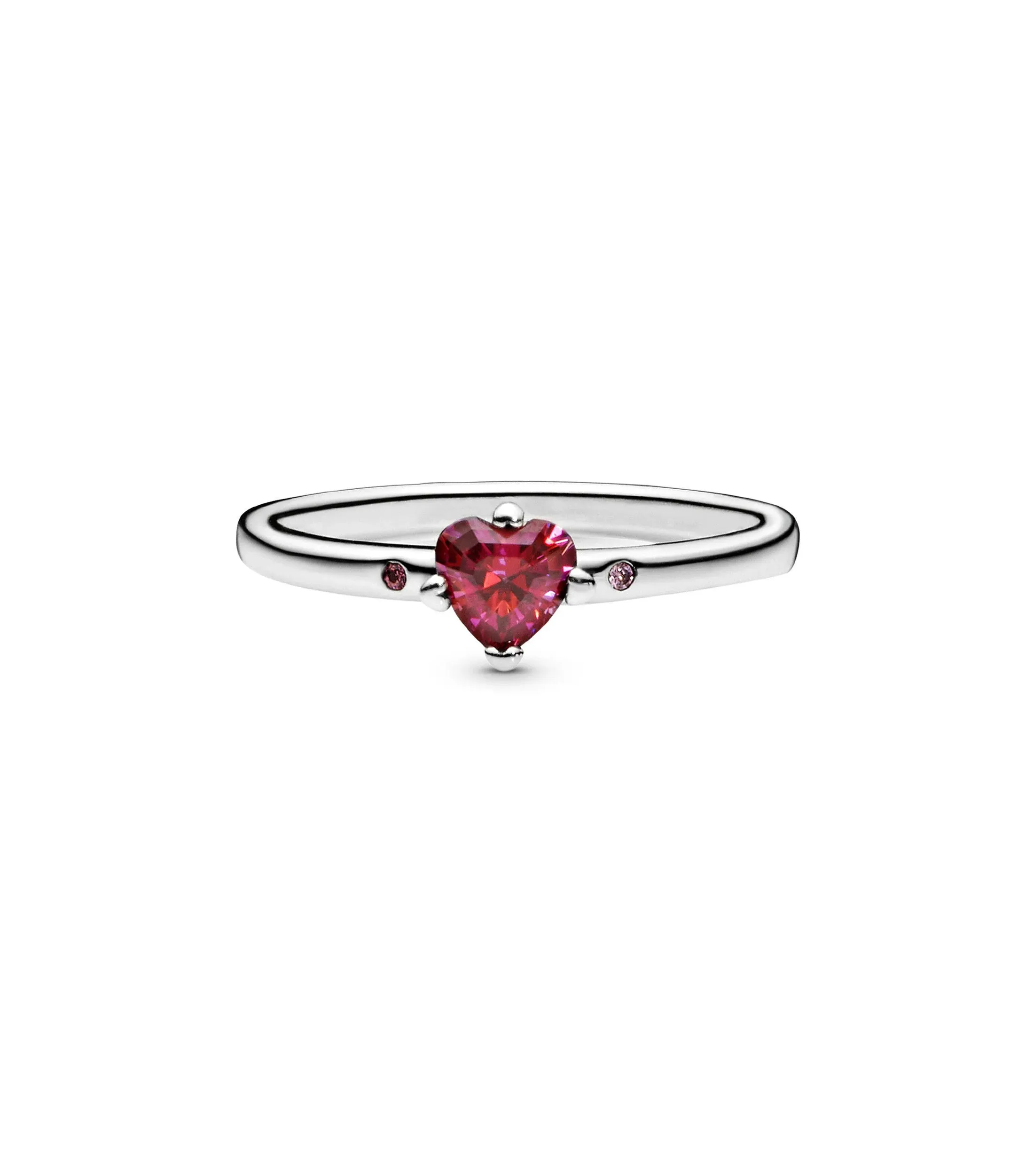 Pandora Sparkling You and Me Heart Ring