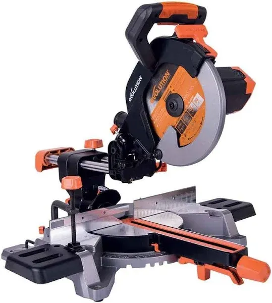 Evolution Power Tools r255sms 10-Inch Sliding Miter Saw Multi-Material