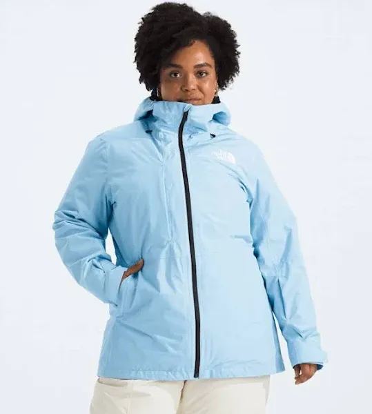 THE NORTH FACE WOMEN THERMOBALL SNOW TRICLIMATE JACKET IN BOYSENBERRY SZ 3X NWT