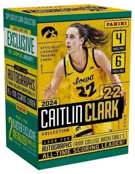 2024 Panini Caitlin Clark Collection Basketball Blaster Box