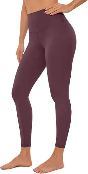 Crz Yoga Women Butterluxe Matte Faux Leather Leggings Magenta Size Small