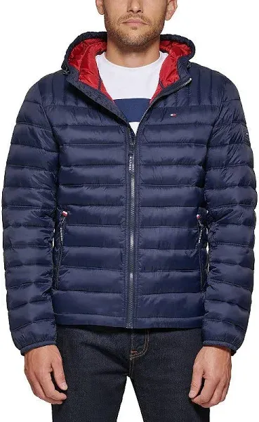 Tommy Hilfiger Men's Hooded Puffer Jacket