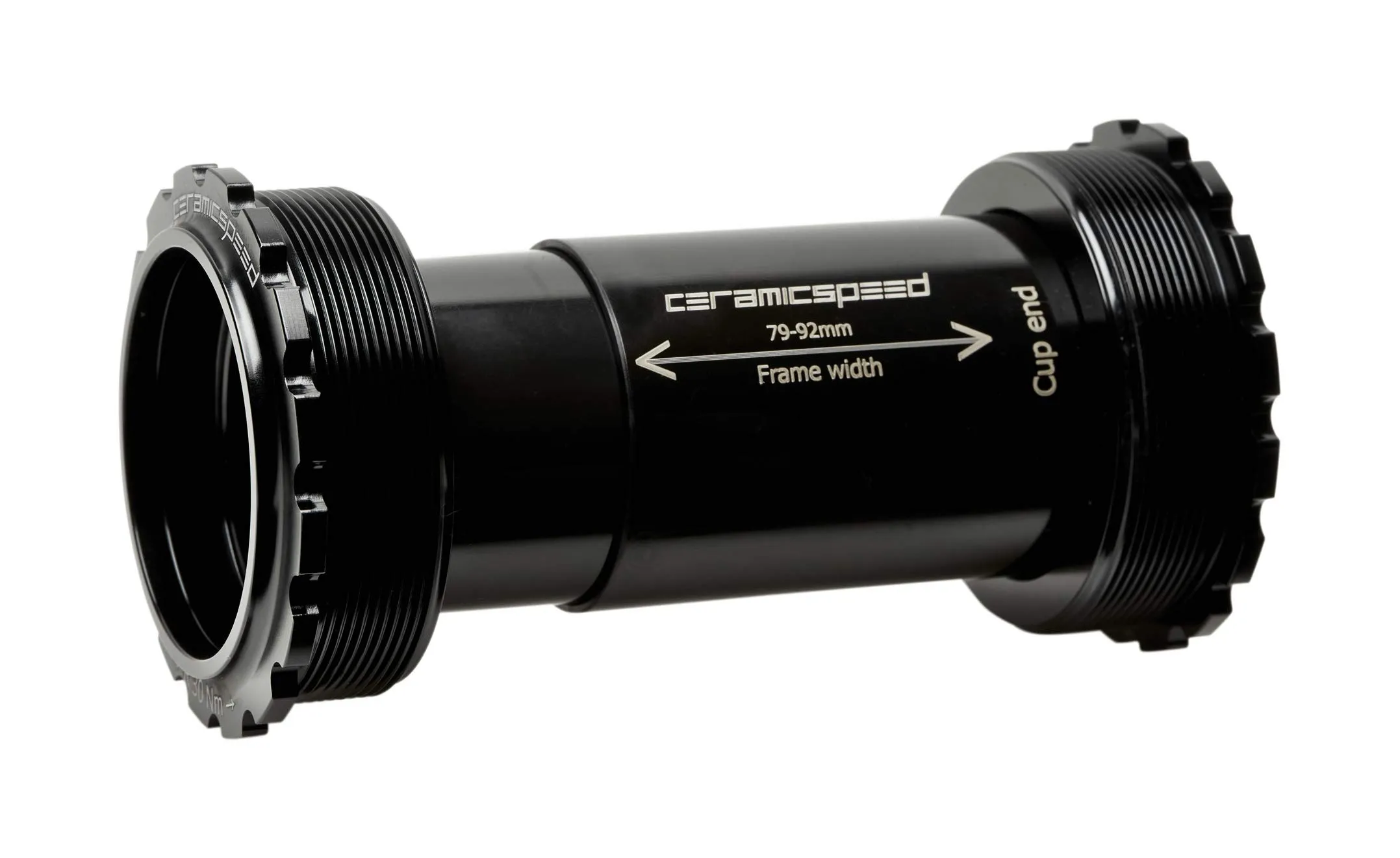 CeramicSpeed T47/86 Bottom Bracket - Campagnolo Ultra Torque Coated Races BLK