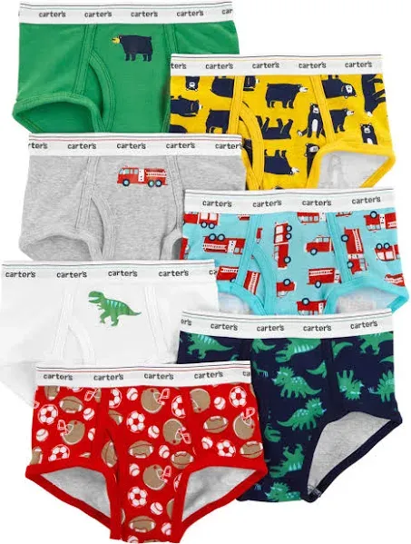 Little Boys&#039; 7-Pack Cotton Briefs (Toddler/Kid)