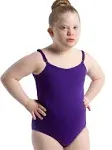 Capezio Girls Team Basics Camisole Leotard w/ Adjustable Straps - Purple