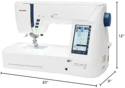 Janome Skyline S9 Sewing Quilting &amp; Embroidery