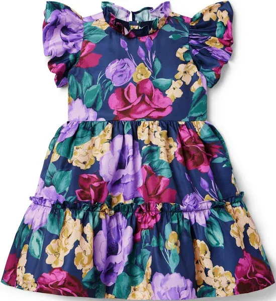 Girl&#039;s Dresses Janie and Jack Bold Floral Dress (Toddler/Littl<wbr/>e Kids/Big Kids)