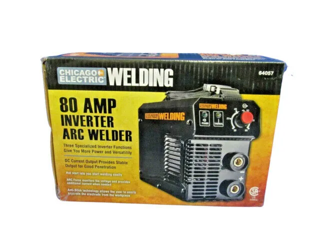 **NEW/OPEN BOX**CHICAGO ELECTRIC 80 Amp Inverter Arc Welder (64057)