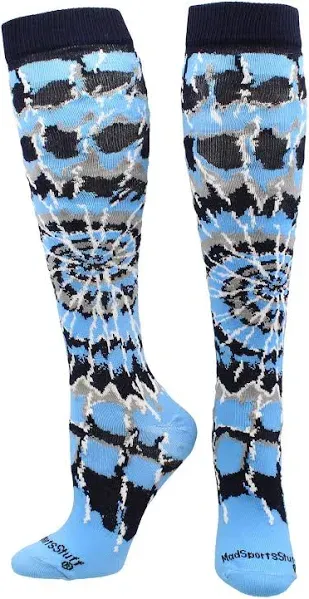 Crazy Tie Dye Over the Calf Socks