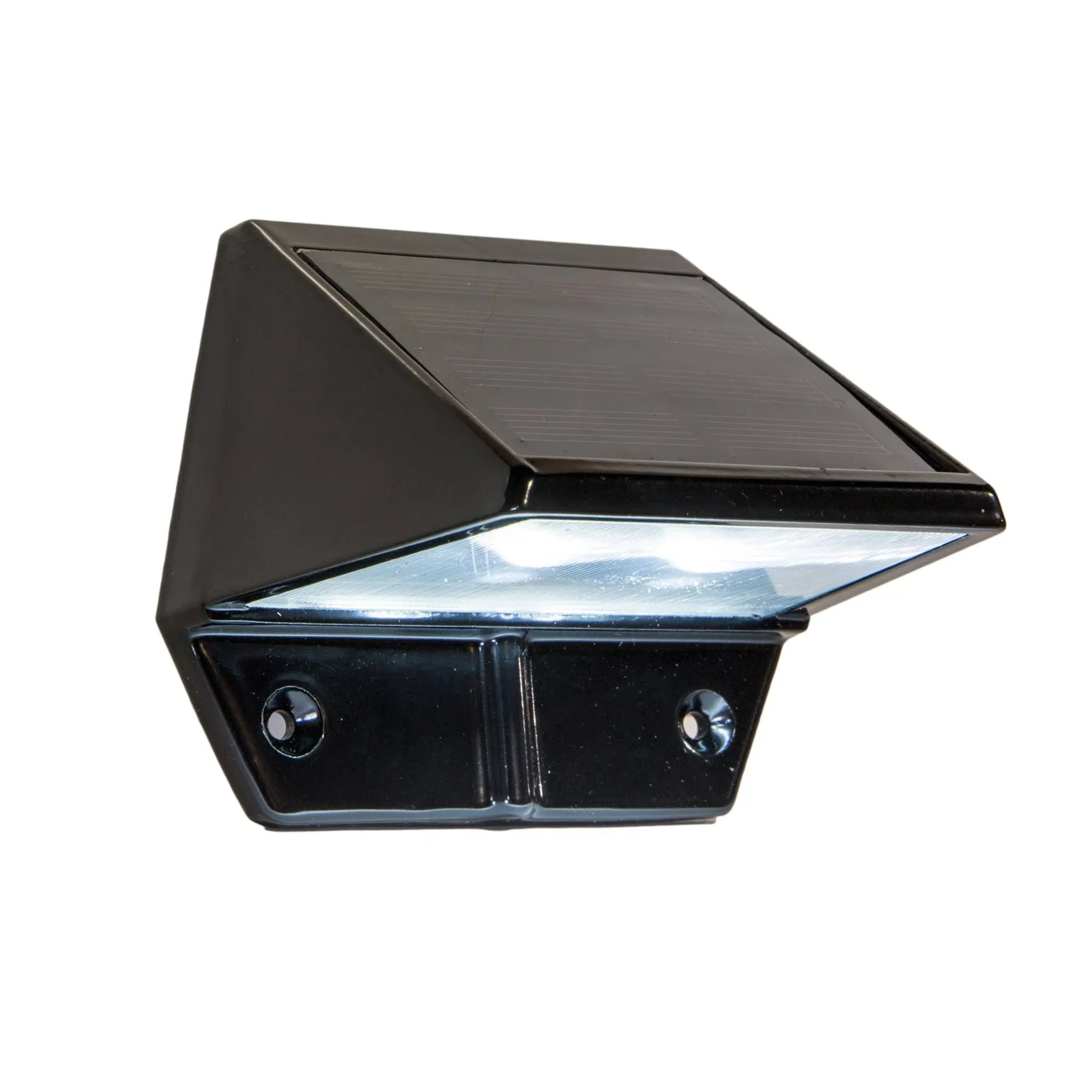 Classy Caps SL178 Black 2-1/2&#034;W Led Solar Deck &amp; Wall Light