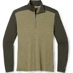 Smartwool Men's Classic Thermal Merino Base Layer 1/4 Zip - Small - North Woods Heather