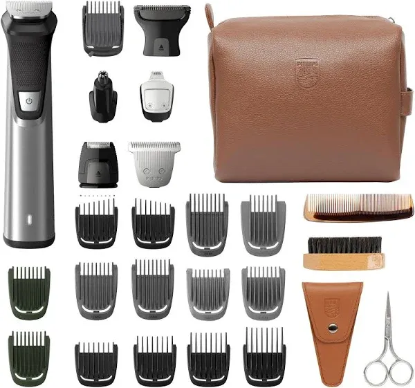 Philips Norelco Multi Groomer 29 Piece Mens Grooming Kit Trimmer - MG7791/40