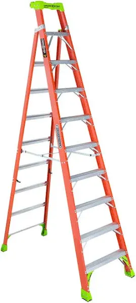 Louisville Ladder 10-foot Fiberglass Cross Step Ladder FXS1510