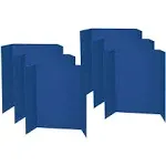 Presentation Board, Blue, Single Wall, 48" x 36", Pack of 6