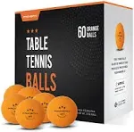 Orange Ping Pong Balls 3-Star Training Balls