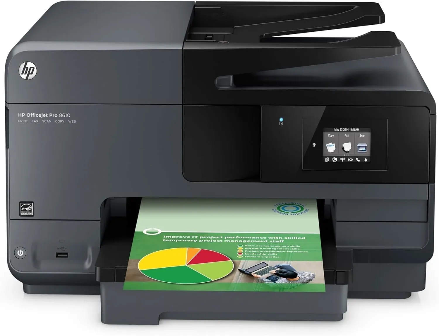 HP Officejet Pro 8610 Color Inkjet All-in-One Printer A7F64A