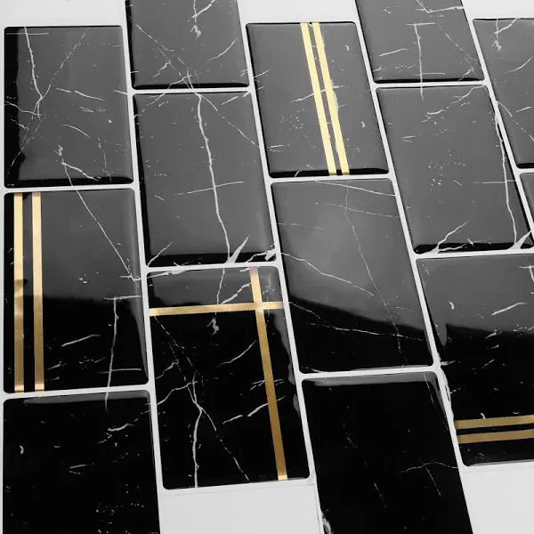 Art3d 12''x12'' Peel and Stick Backsplash Tile,Self-adhesive Subway Ti