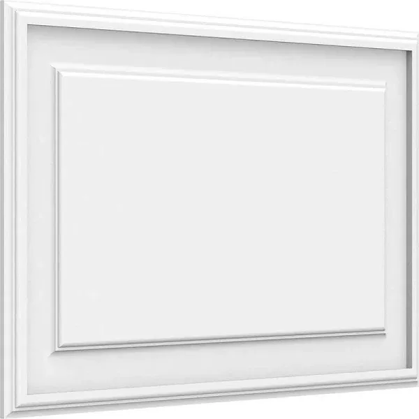 Ekena Millwork 40"W x 14"H x 5/8"P Legacy Raised Panel Decorative Wall Panel