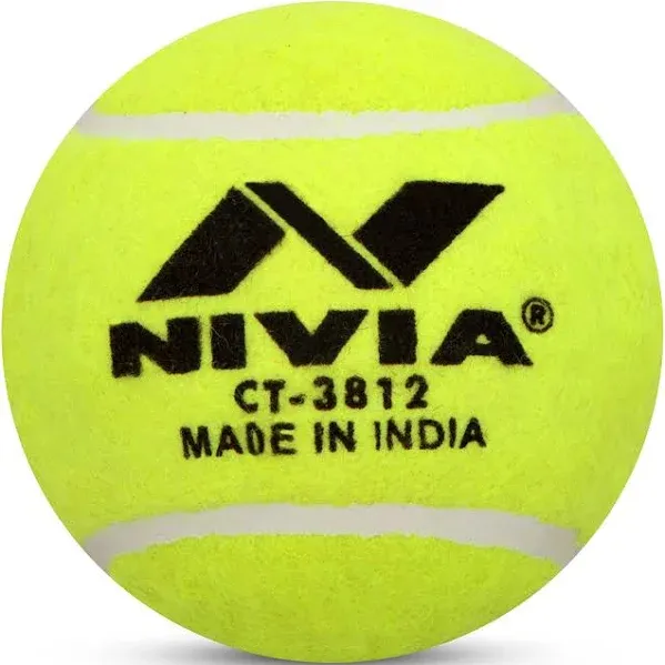 Heavy Tennis Ball Cricket Ball (Pack of 12), Yellow