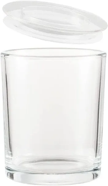  Candle Jars, 20 Pack 6 Oz Glass Empty Candle Vessels Containers Jars Bul