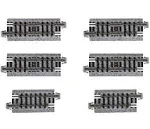 KATO 20-091 N Scale, Unitrack Track Assortment Set - 1 1/8" & 1 3/4" Straight Track (10 pcs), Code 80