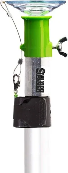 Stauber Best Bulb Changer (Green, with 20 ft Pole, Large Suction)