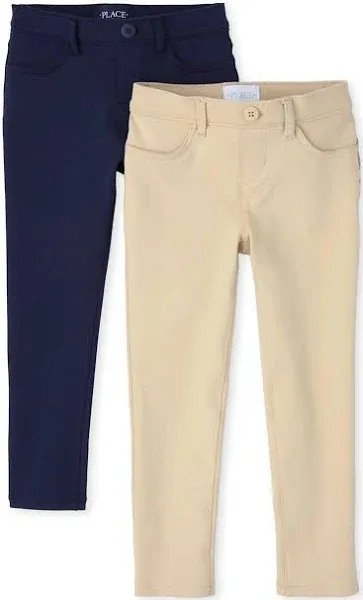 The Children’s Place Girls Uniform Stretch Chino Pants - Tidal - 12 PLUS