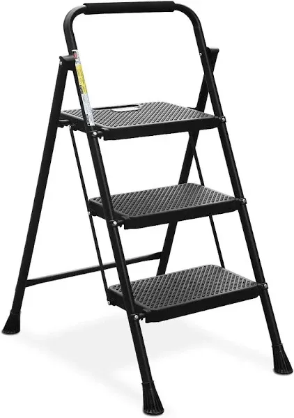 HBTower 3 Step Folding Step Stool