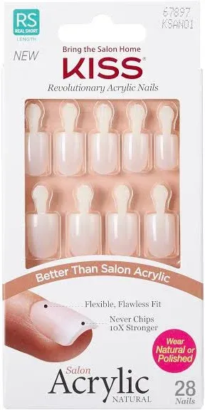 Kiss Salon Acrylic Natural Nails - Brief Encounter