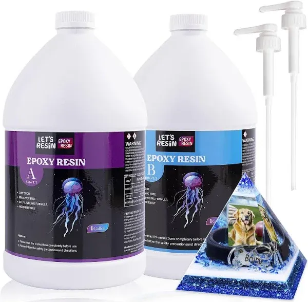 Let's Resin Epoxy Resin 2 Gallon Kit