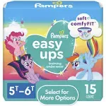 Pampers Easy Ups Training Underwear, My Little Pony, 5T-6T (41+ lb), Jumbo Pack - 15 underwear