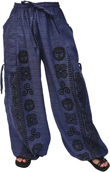 Siamrose Casual Yoga Harem Pants Men Women Lounge Pants 2 Pockets Adjustable Length