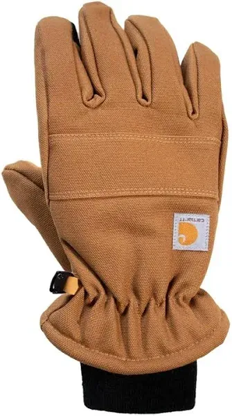 Carhartt Women's Insulated Duck Synthetic Leather Knit Cuff Glove