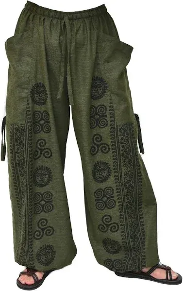 Siamrose Casual Yoga Harem Pants Men Women Lounge Pants 2 Pockets Adjustable Length