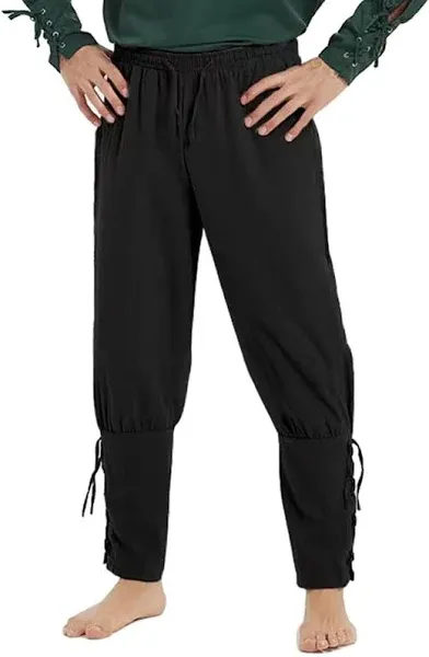 Men's Medieval Viking Navigator Trousers with Drawstring