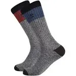 Timberland Men&#039;s 2-Pack Crew Socks, Charcoal Heather