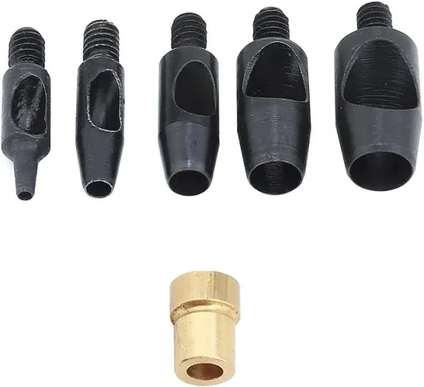 2mm, 4mm, 6mm, 8mm, 10mm Leather, Fabric Hole Punch Dies for Hand Press Machine