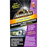 Armor All Ultra Shine Headlight Restoration Wipes (6 Count)