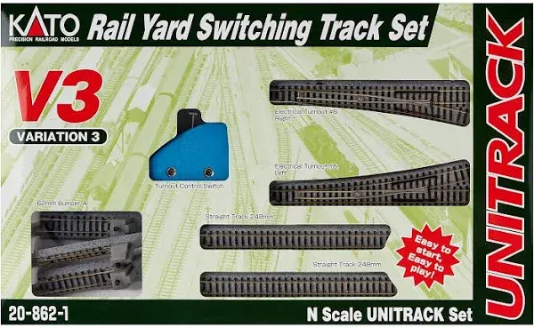 Kato UniTrack V3 Rail Yard Switching Track Set