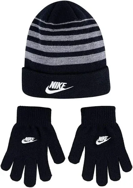 Boys 8-20 Nike Beanie & Gloves 2-Piece Set, Med Red